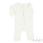 Ribbed Sleepsuit - Marshmallow (0-3m) (PK6) - SS4600-MA-03