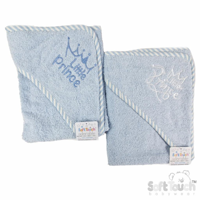 Blue Hooded Towel - Prince (70X70cm) (PK6) HT13B