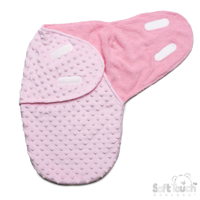 Swaddle Bag - Pink Bubble (NB-3m) (PK4) SW116P