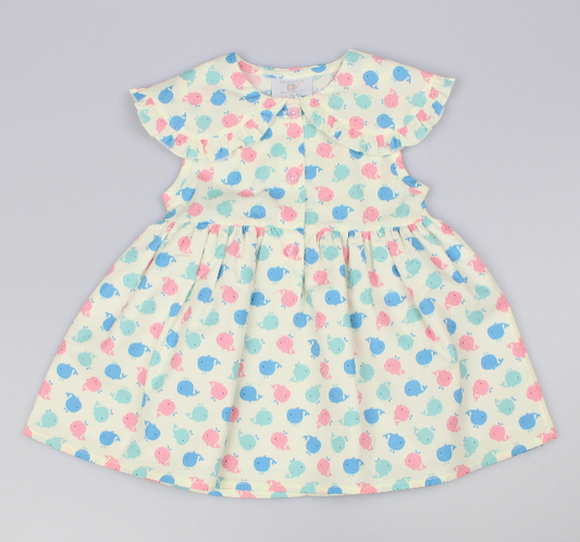 Baby Summer Dress -  Dolphin (1-2yrs) (PK6) - K34204