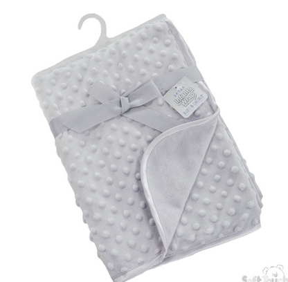 Bubble Fleece Back Wrap - Grey (PK1) FBP80-G (Satin Trim)