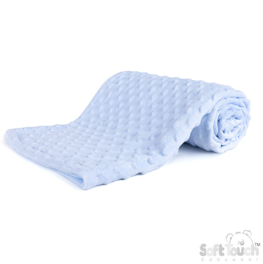 Bubble Fleece Back Wrap - Sky Blue (PK4) FBP80-BP-B