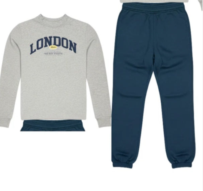 Boys Top & Jogger set - London (PK5) (4-12yrs) (Ex-Chainstore) LDN16
