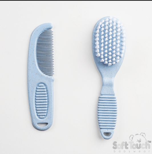 Deluxe Brush & Comb Set - Blue (PK24) EP607-BP-B