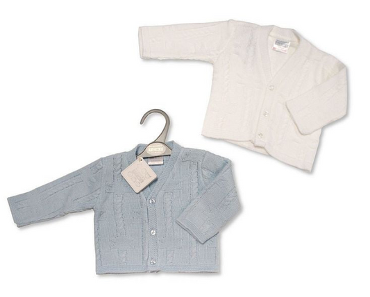 Knitted Baby Boys Cardigan (0-9 Months) (PK6) Bw-10-575