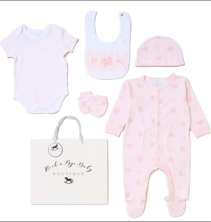 6pc Baby Mesh Bag Gift Set - Butterflies (PK4) (NB-6m) H12685NB