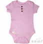Pink Ribbed Bodysuit (NB-3 Months) (PK6) BS4500-P
