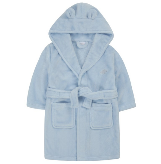 INFANT BLUE HOODED DRESSING GOWN (2-4 YEARS) (PK6) 18C20524