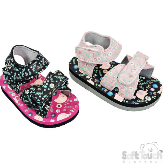 ELEPHANT PRINT SANDALS (9 to 18 Months) (PK6) E48