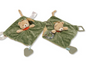 Baby Bear Comforter with Bead Rattle, Ring and Teether (25cmx25cm) (PK6) PT-26-0029