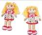 Baby Girl Soft Doll with Multicolour Dress (40cm) (PK6) GP-25-1316