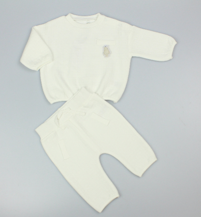 Baby Boys 2pc Set - Off-White (0-9m) (PK6)  M15963