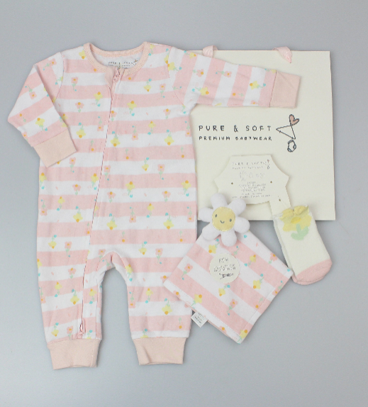 Baby Gift Set - Flower (0-6m) (PK6)  M15859