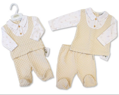 Baby Boys 2 pcs Jacquard Set - Space (NB-9m) (PK6)  BIS-2020-2652