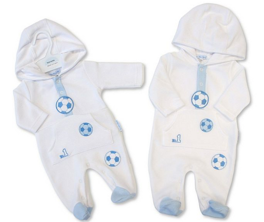 Baby Boys All-In-One with Hood - No 1 (NB-6m) (PK6)  BIS-2020-2642