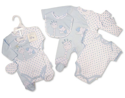 Baby Girls 4 Pieces Gift Set - Elephant (NB-6m) (PK6)  GP-25-1333P