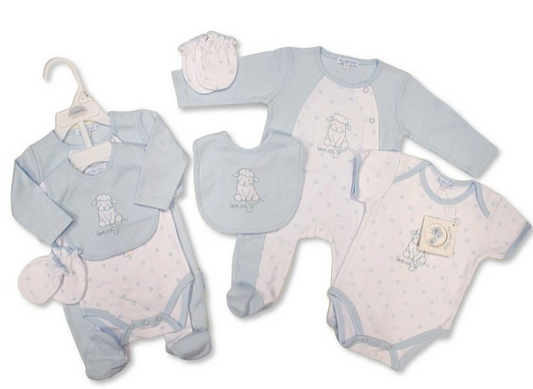 Baby Boys 4 Pieces Gift Set - Love Me (NB-6m) (PK6)  GP-25-1330S