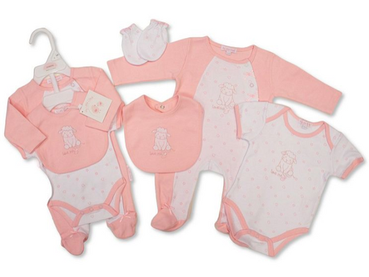 Baby Girls 4 Pieces Gift Set - Love Me (NB-6m) (PK6)  GP-25-1330P