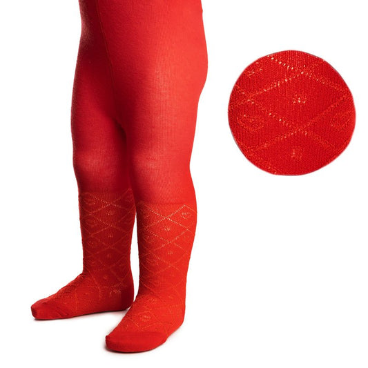 Red Shiny Diamond Tights (PK6) (NB-24m) T32-R