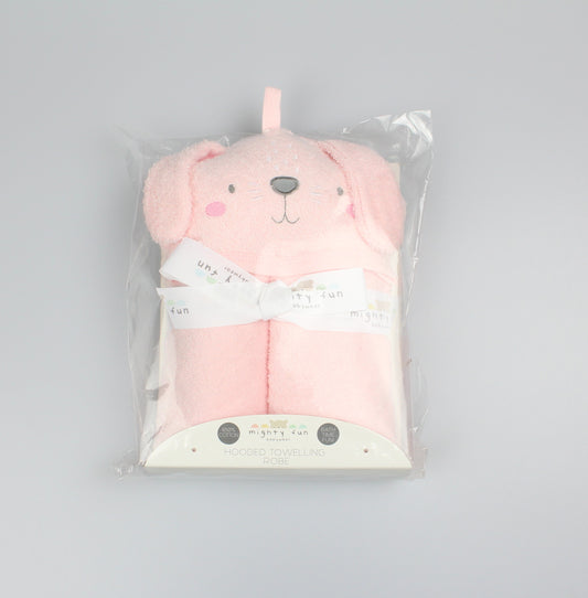 Baby Novelty Hooded Robes - Pink Bunny (PK6) (75x75cm) K14281