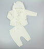 Quilted 3pc Jacket Set - Cream (0-9M) (PK6) M15962
