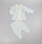 Baby Boys 3pc Waffle Jacket Set - Tiny Teddies (PK6) (0-9m) N14753