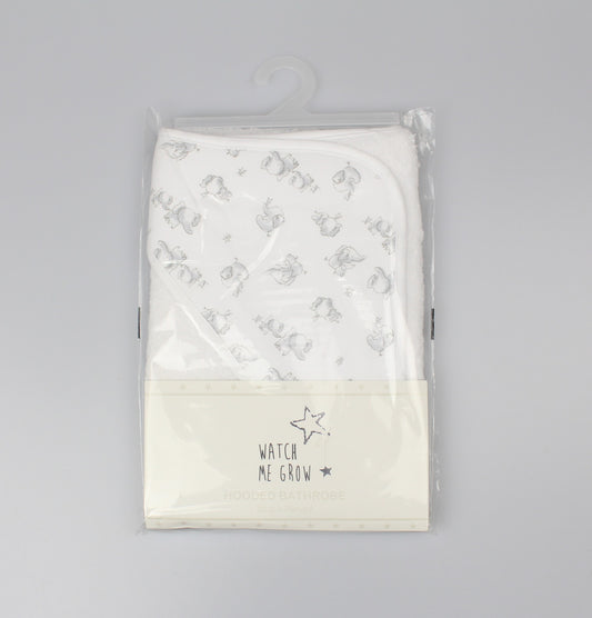 Hooded Bath Robe Towel - White Elephant (PK1) (70x70cm) H13730