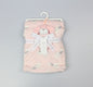 Plush Fleece blanket+rattle Pink Dalmatian - (PK6) G13072