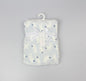 BABY BLUE BUNNY PRINT PLUSH FLEECE WRAP (75x100cm) (PK6)D12843