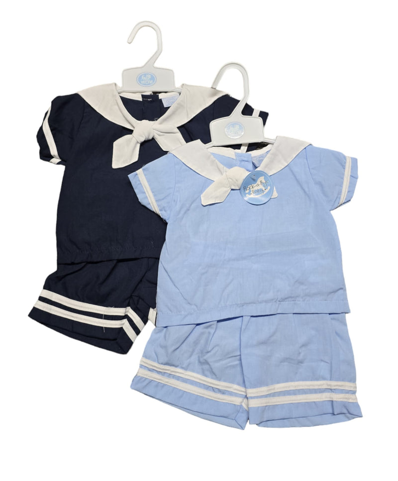 Baby Boys 2pc Shorts & Top Set (0-9m) (PK6) W22034