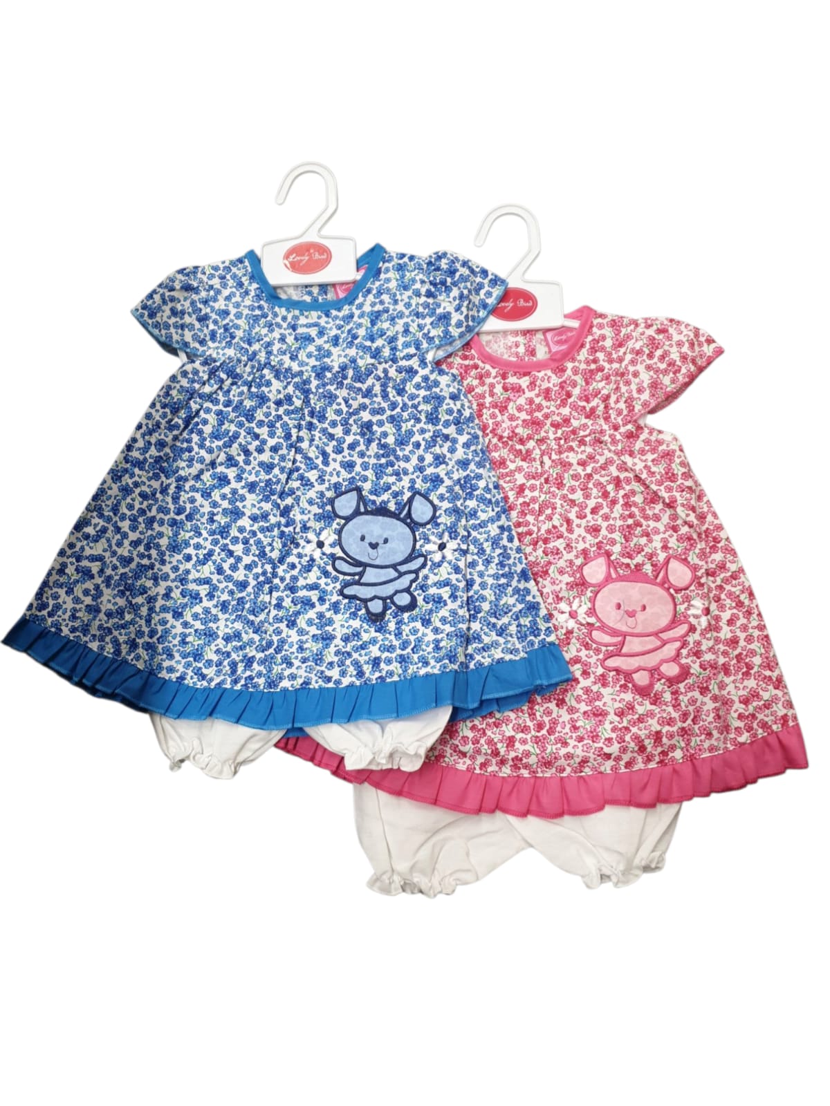 Baby Dress - Floral Ted (0-9months) (PK6) DRS18 unit price 3.95)