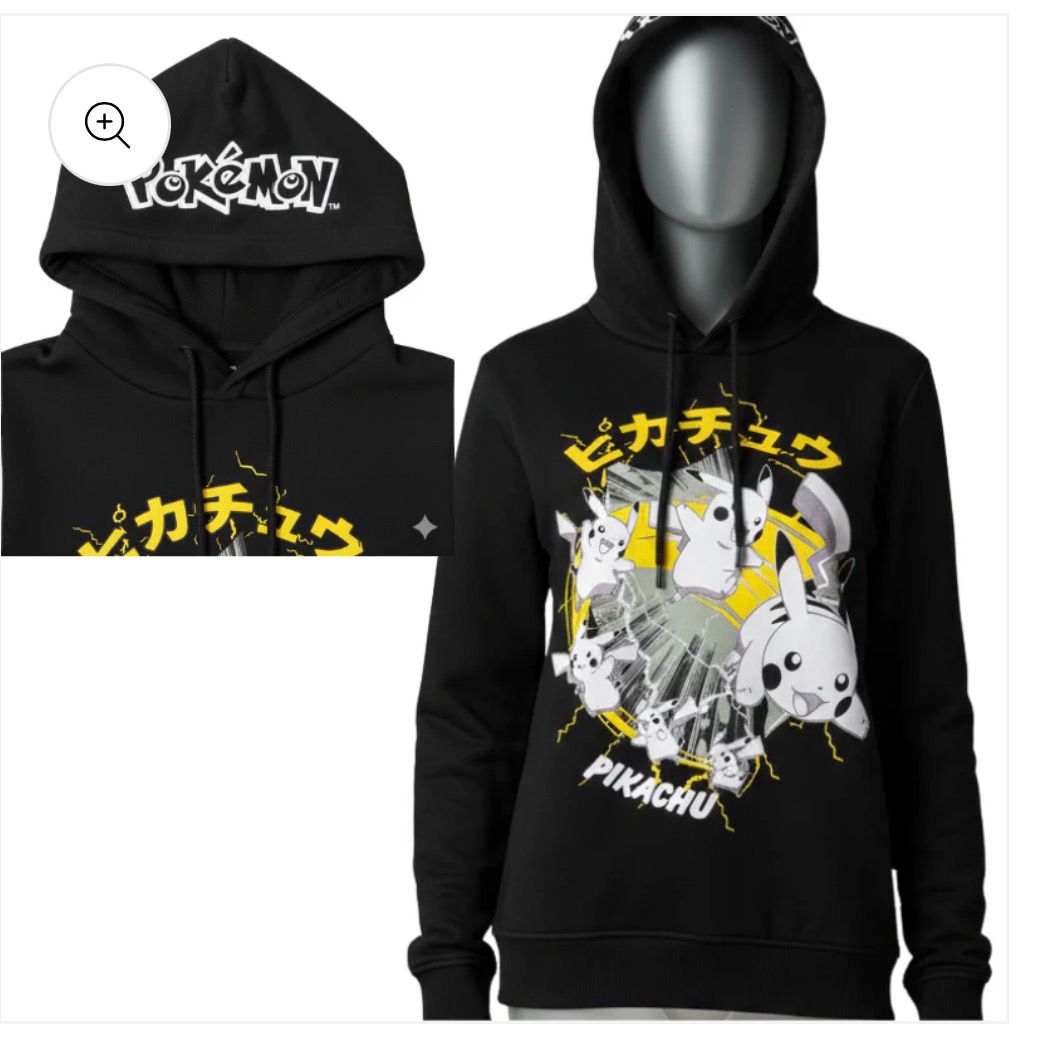 Childrens Pokemon Hoodie - Pikachu (7-14yrs) (PK10) KWS16