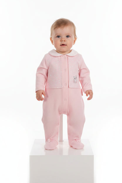 Baby Girls Faux 2 pcs Set - Panda  (PK6) (NB-6) BIS-2020-2566