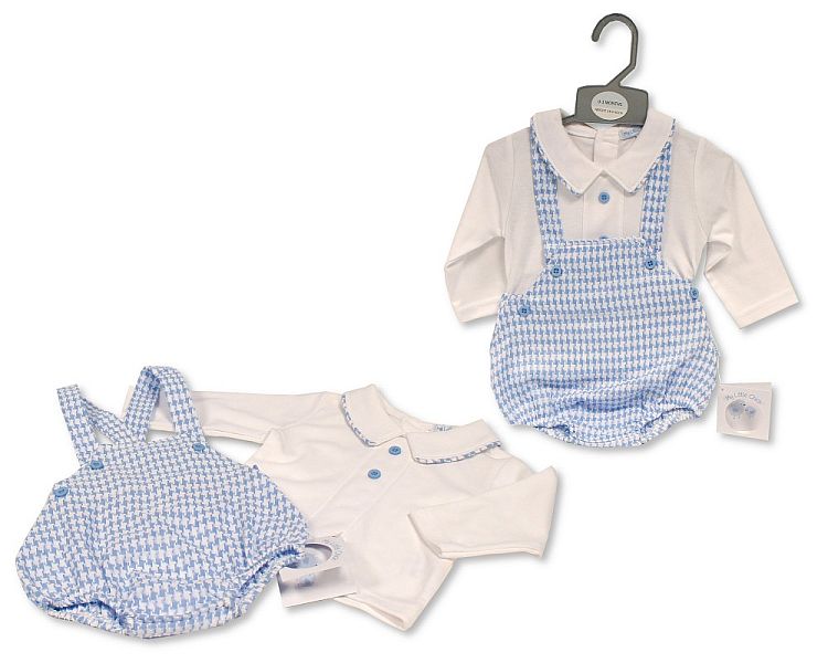 Baby Boys Short Dungaree 2 Pieces Set (PK6) (NB-6) BIS-2020-2578