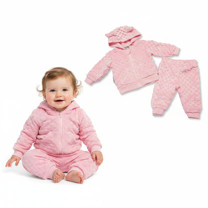 Baby Girls Jacket and Pants Set with Ears (0-6m) (PK6) BIS-2020-2610