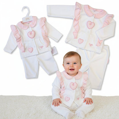 Baby Girls 2 pcs Set - Cuddle Me (NB-9m) (PK6)  BIS-2020-2636