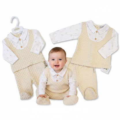 Baby Boys 2 pcs Jacquard Set - Space (NB-9m) (PK6)  BIS-2020-2652