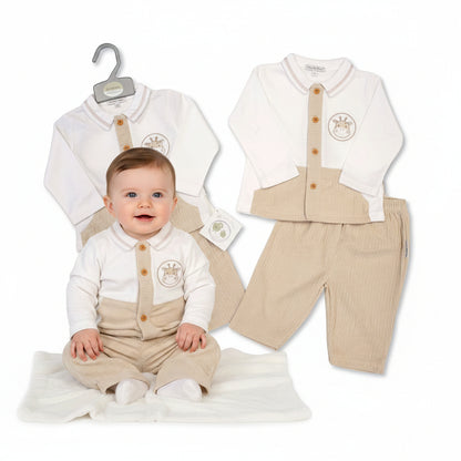 Baby 2 Pieces Set - Giraffe (NB-9m) (PK6)  BIS-2020-2654