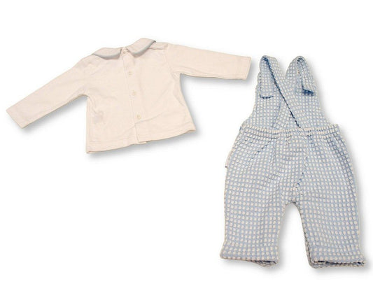 Baby Boys 2 pcs Dungaree Set - Giraffe (PK6) (NB-6m) BIS-2020-2670