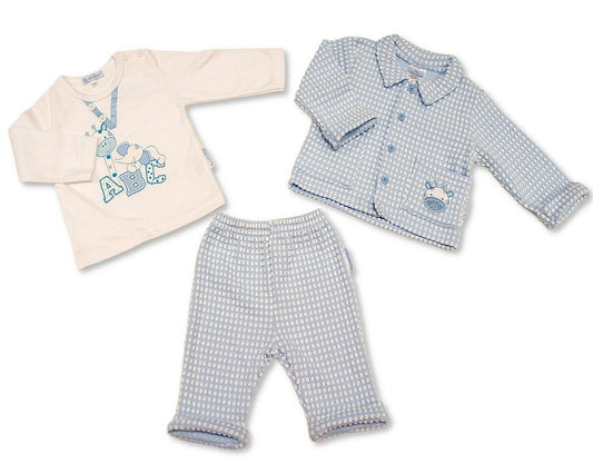 Baby Boys 3 pcs Set - Giraffe (PK6) (NB-6m) BIS-2020-2671