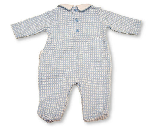 Baby Boys All in One with Smocking - Giraffe (PK6) (NB-6m) BIS-2020-2674