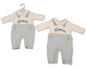 Baby Boys Dungaree All in One - Train (PK6) (NB-6m) BIS-2020-2676