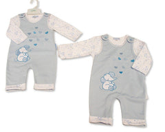 Baby Boys 2 pcs Dungaree Set - Elephant (PK6) (NB-6m) BIS-2020-2678