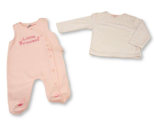 Baby Girls 2 pcs Set - Little Princess (PK6) (NB-6m) BIS-2020-2687