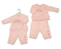 Baby Girls 3 pcs Hooded Set - Little Princess (PK6) (NB-6m) BIS-2020-2690