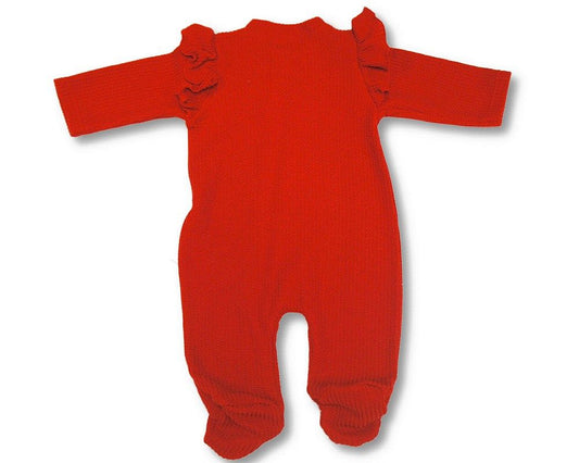 Baby Girls All in One with Frill - Teddy (PK6) (NB-6m) BIS-2020-2705