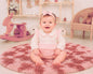 Baby Girls Short Romper with Lace Applique (NB-6m) (PK6) - BIS-2020-2715