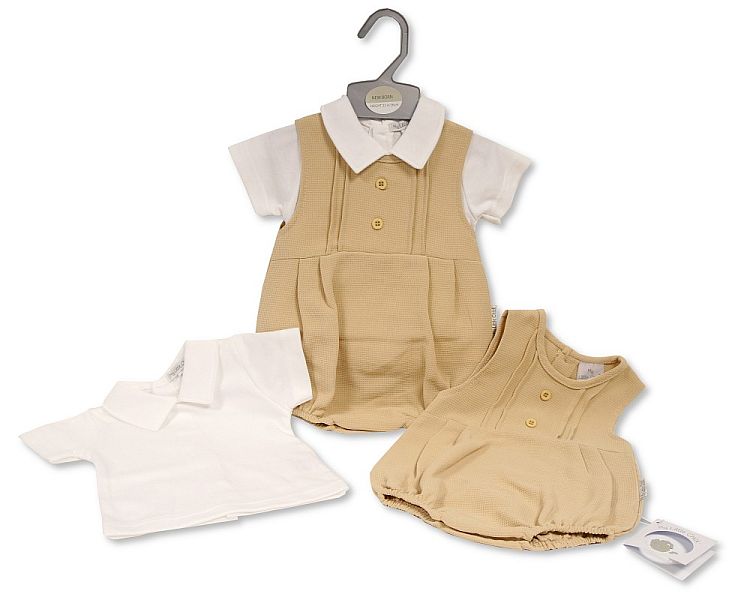 Baby Boys Short Romper Set (0-6 Months) (PK6) Bis-2120-6189