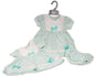 Baby Girls 2 pcs Dress Set with Lace and Bow (NB-6 Months) (PK6) Bis-2120-6209