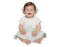 Baby Girls Woven Tiered Dress with Bow and Pants (NB-9m) (PK6) - BIS-2120-6384